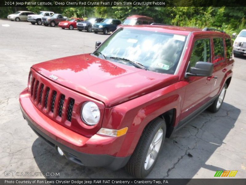 Deep Cherry Red Crystal Pearl / Dark Slate Gray/Light Pebble 2014 Jeep Patriot Latitude