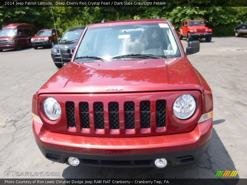 Deep Cherry Red Crystal Pearl / Dark Slate Gray/Light Pebble 2014 Jeep Patriot Latitude
