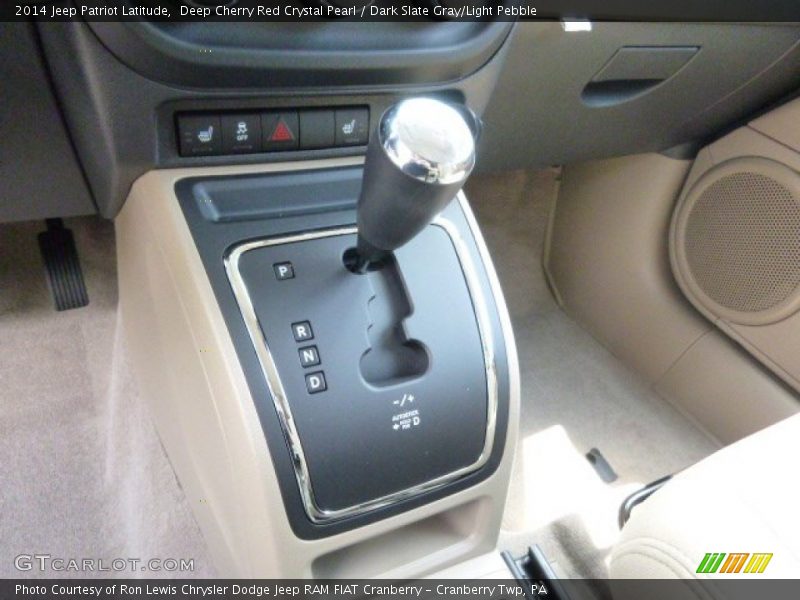 Deep Cherry Red Crystal Pearl / Dark Slate Gray/Light Pebble 2014 Jeep Patriot Latitude