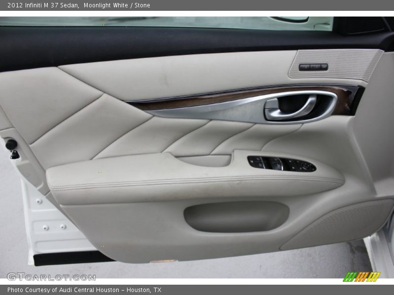 Moonlight White / Stone 2012 Infiniti M 37 Sedan
