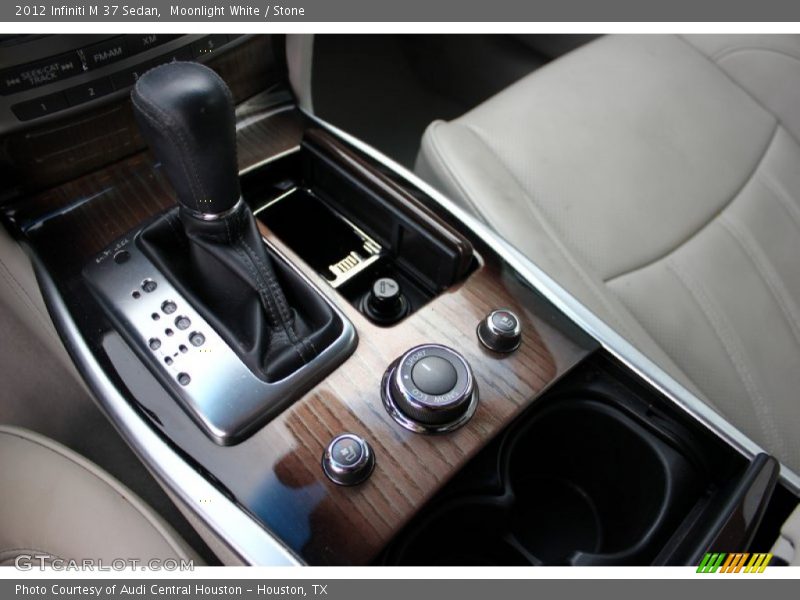 Moonlight White / Stone 2012 Infiniti M 37 Sedan