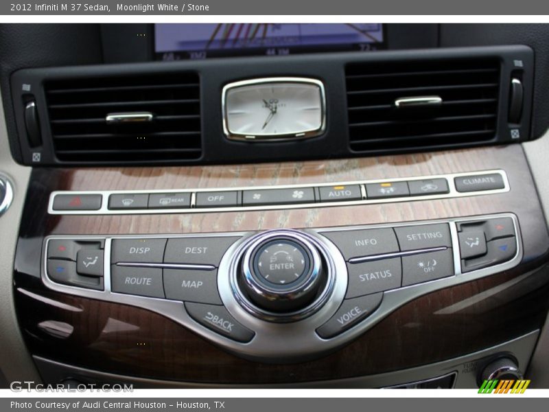 Moonlight White / Stone 2012 Infiniti M 37 Sedan