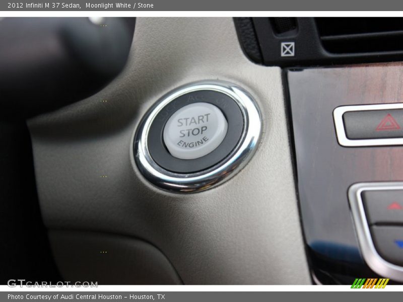 Moonlight White / Stone 2012 Infiniti M 37 Sedan