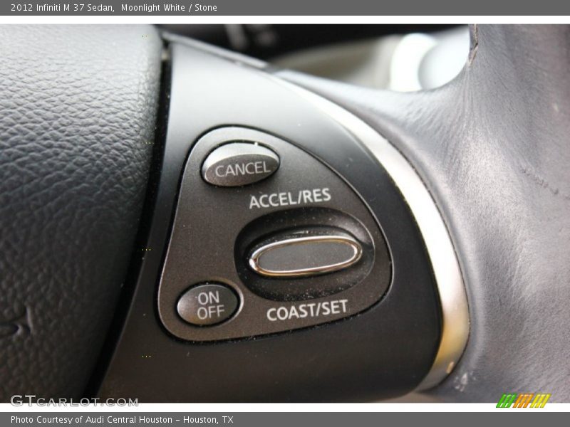 Moonlight White / Stone 2012 Infiniti M 37 Sedan