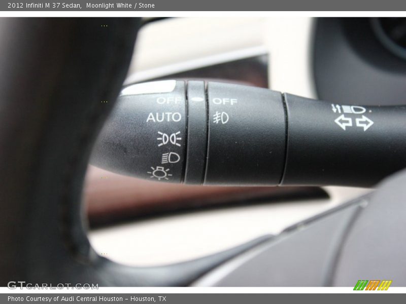 Moonlight White / Stone 2012 Infiniti M 37 Sedan