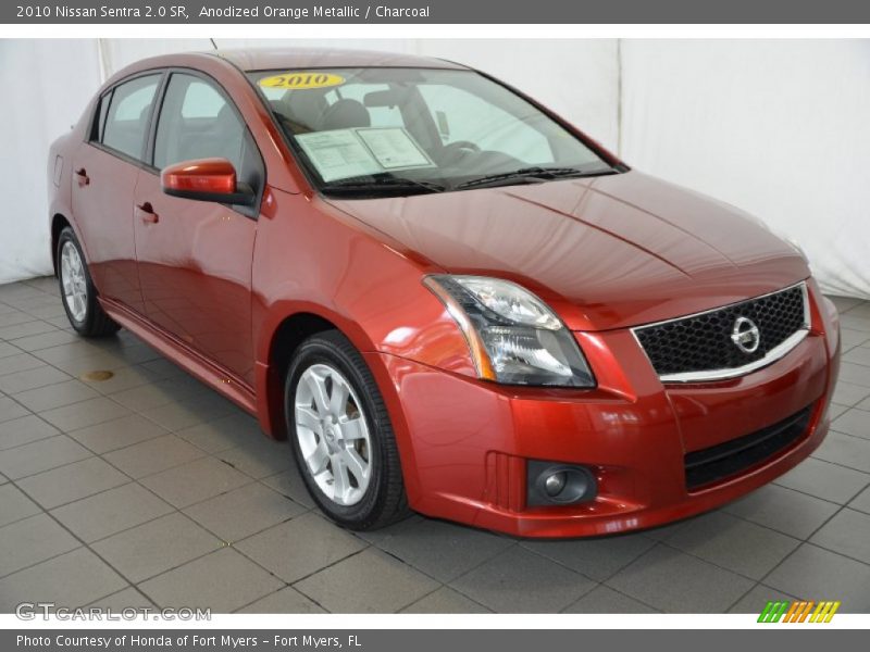 Anodized Orange Metallic / Charcoal 2010 Nissan Sentra 2.0 SR