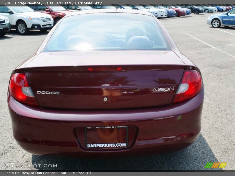 Salsa Red Pearl / Dark Slate Gray 2001 Dodge Neon SE