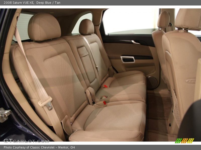 Rear Seat of 2008 VUE XE