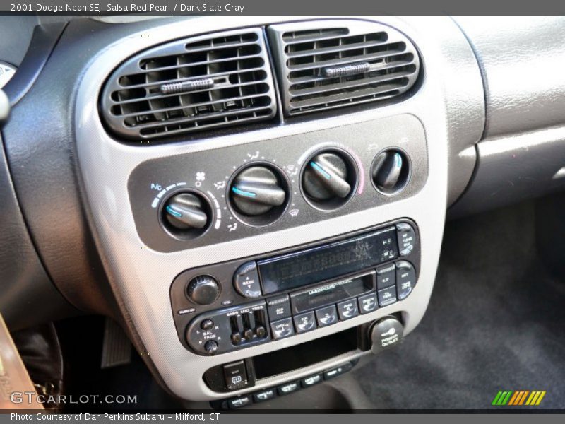 Salsa Red Pearl / Dark Slate Gray 2001 Dodge Neon SE