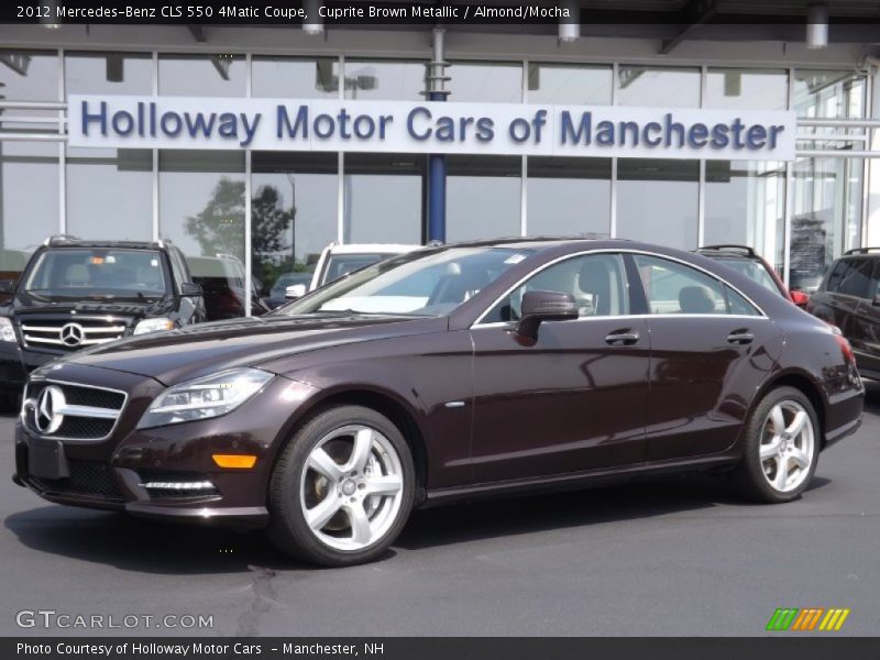 Cuprite Brown Metallic / Almond/Mocha 2012 Mercedes-Benz CLS 550 4Matic Coupe