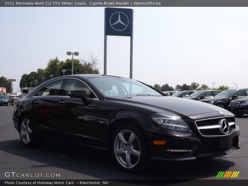Cuprite Brown Metallic / Almond/Mocha 2012 Mercedes-Benz CLS 550 4Matic Coupe