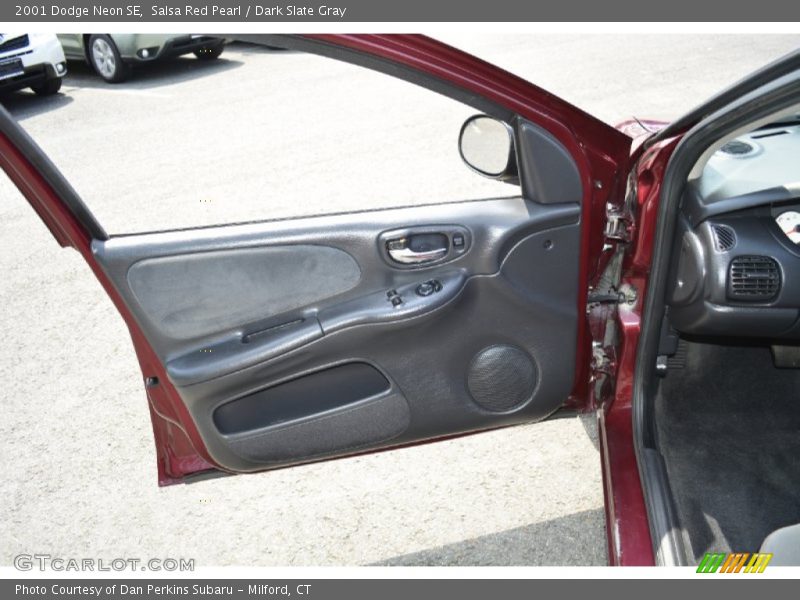Salsa Red Pearl / Dark Slate Gray 2001 Dodge Neon SE