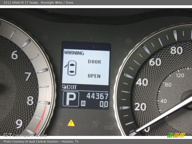 Moonlight White / Stone 2012 Infiniti M 37 Sedan