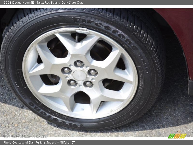 Salsa Red Pearl / Dark Slate Gray 2001 Dodge Neon SE