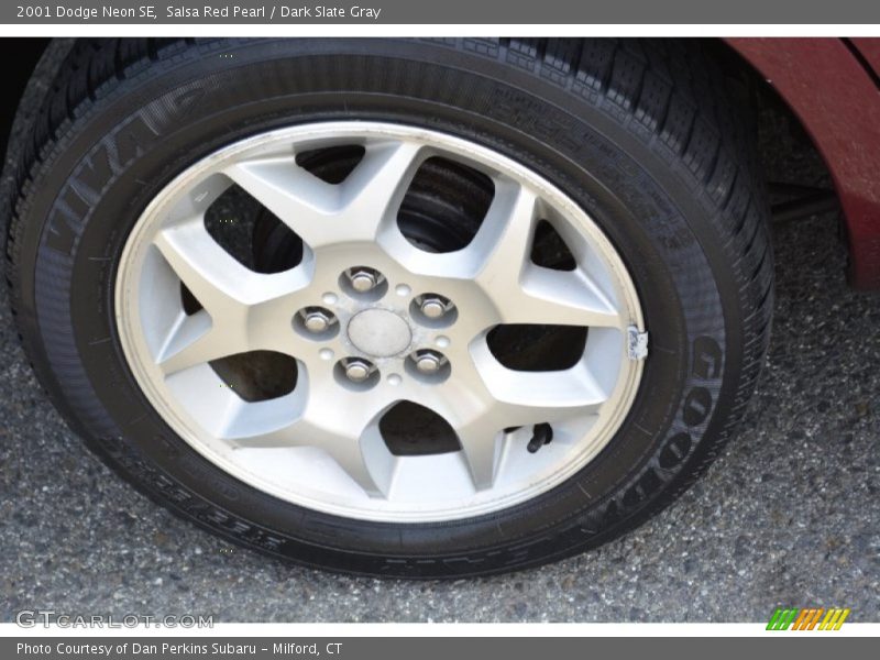 Salsa Red Pearl / Dark Slate Gray 2001 Dodge Neon SE