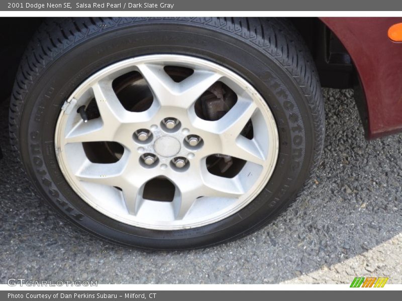 Salsa Red Pearl / Dark Slate Gray 2001 Dodge Neon SE