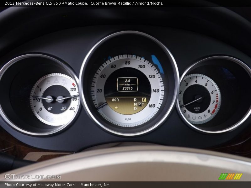 Cuprite Brown Metallic / Almond/Mocha 2012 Mercedes-Benz CLS 550 4Matic Coupe