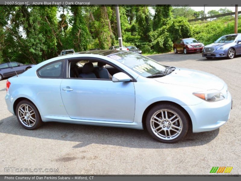 Azure Blue Pearl / Dark Charcoal 2007 Scion tC