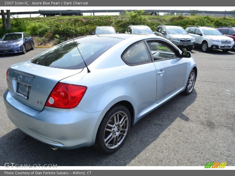 Azure Blue Pearl / Dark Charcoal 2007 Scion tC