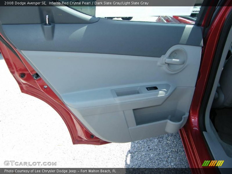 Inferno Red Crystal Pearl / Dark Slate Gray/Light Slate Gray 2008 Dodge Avenger SE