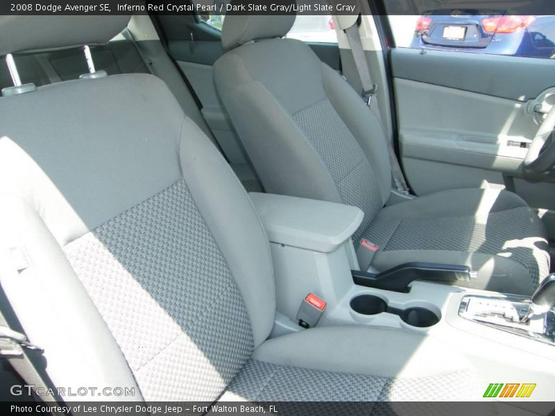 Inferno Red Crystal Pearl / Dark Slate Gray/Light Slate Gray 2008 Dodge Avenger SE