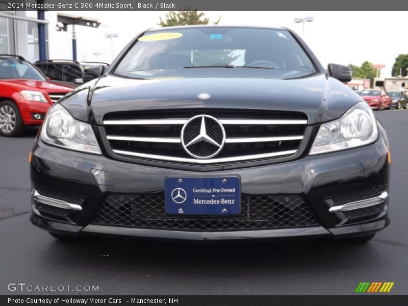 Black / Black 2014 Mercedes-Benz C 300 4Matic Sport