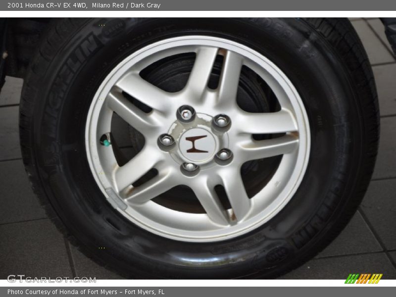 Milano Red / Dark Gray 2001 Honda CR-V EX 4WD