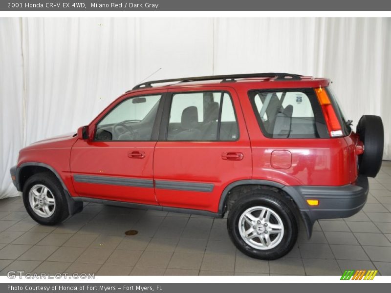 Milano Red / Dark Gray 2001 Honda CR-V EX 4WD