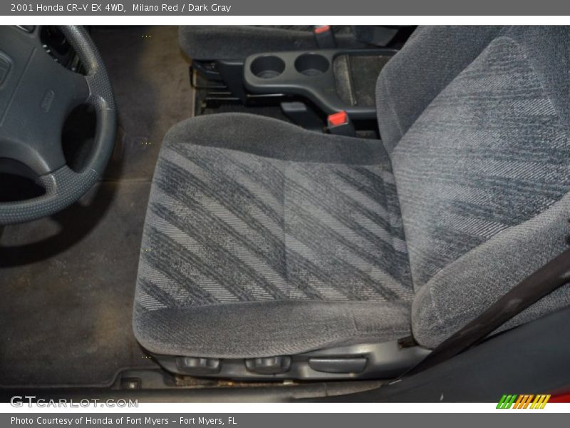 Milano Red / Dark Gray 2001 Honda CR-V EX 4WD