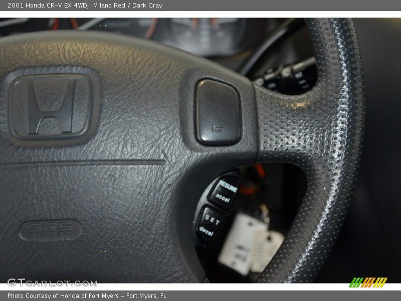 Milano Red / Dark Gray 2001 Honda CR-V EX 4WD