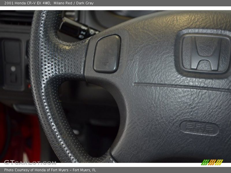 Milano Red / Dark Gray 2001 Honda CR-V EX 4WD