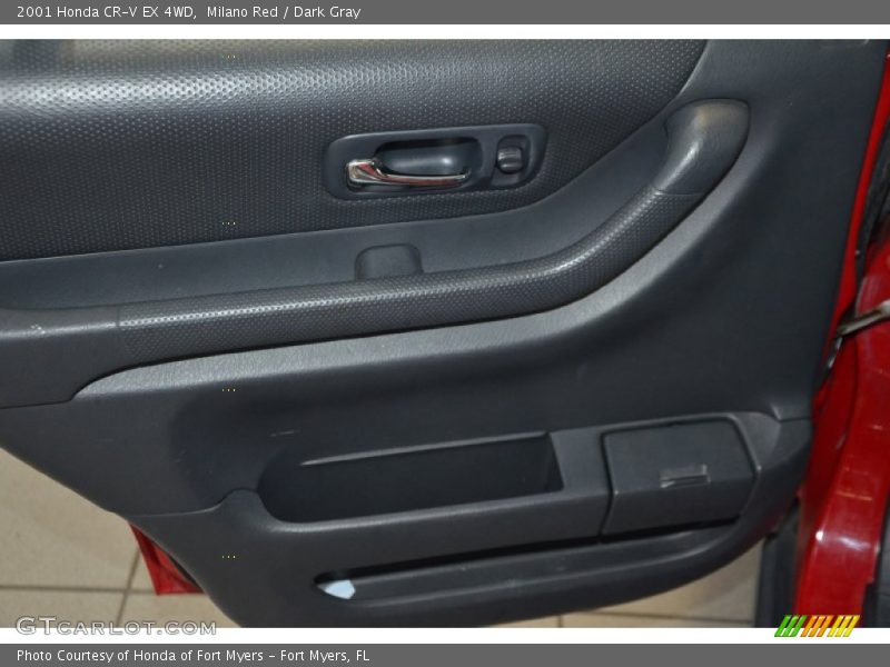 Milano Red / Dark Gray 2001 Honda CR-V EX 4WD