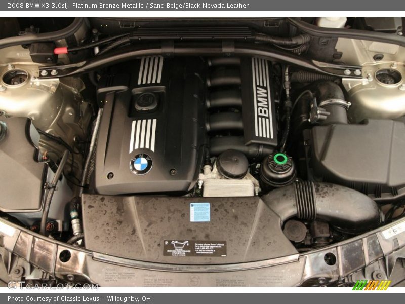 Platinum Bronze Metallic / Sand Beige/Black Nevada Leather 2008 BMW X3 3.0si