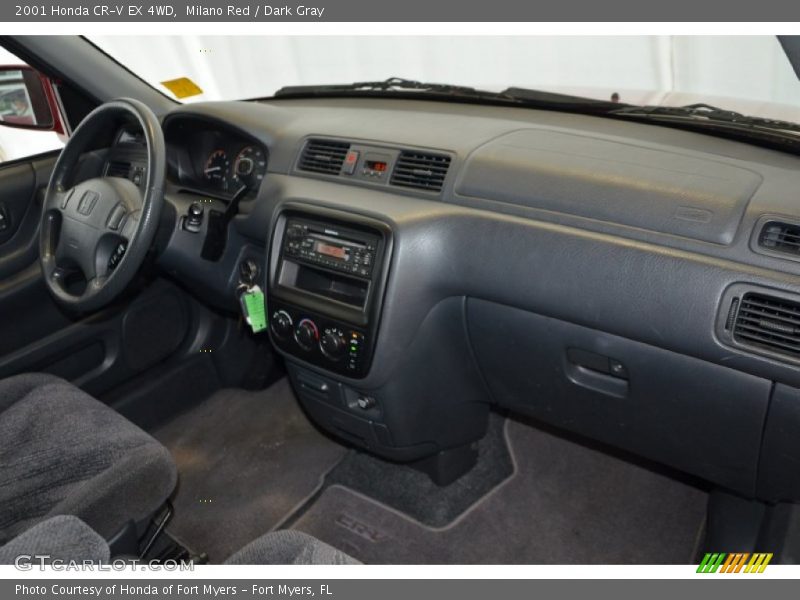 Milano Red / Dark Gray 2001 Honda CR-V EX 4WD