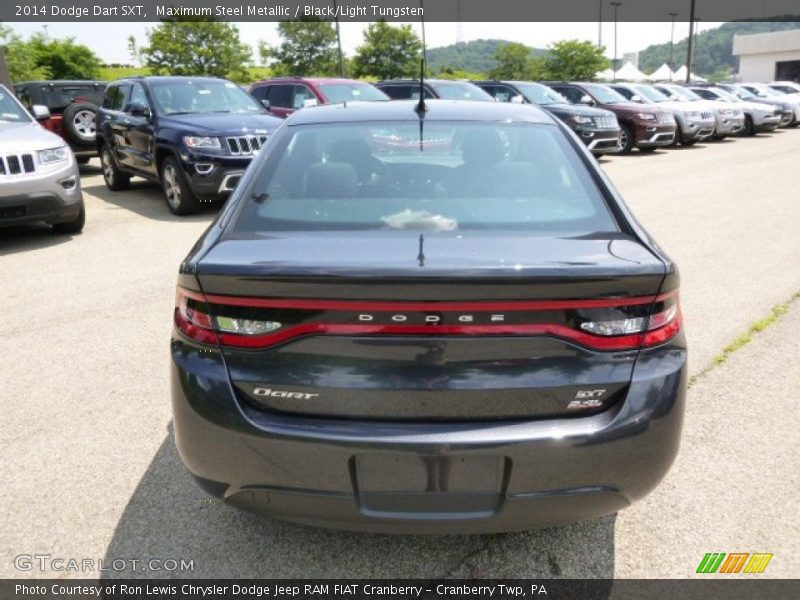 Maximum Steel Metallic / Black/Light Tungsten 2014 Dodge Dart SXT