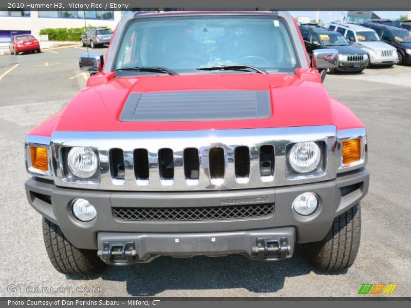 Victory Red / Ebony 2010 Hummer H3