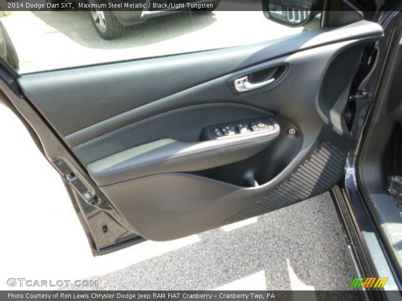 Maximum Steel Metallic / Black/Light Tungsten 2014 Dodge Dart SXT