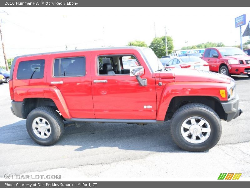 Victory Red / Ebony 2010 Hummer H3
