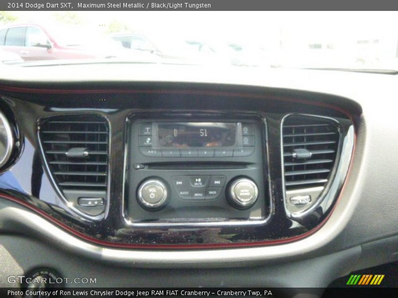 Maximum Steel Metallic / Black/Light Tungsten 2014 Dodge Dart SXT