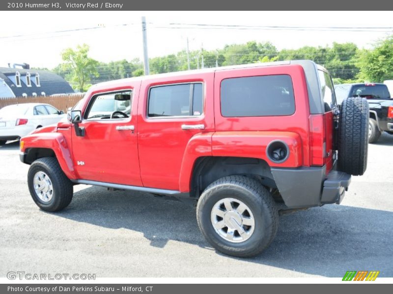 Victory Red / Ebony 2010 Hummer H3