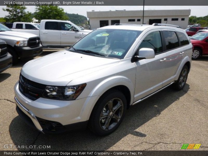 Bright Silver Metallic / Black 2014 Dodge Journey Crossroad AWD