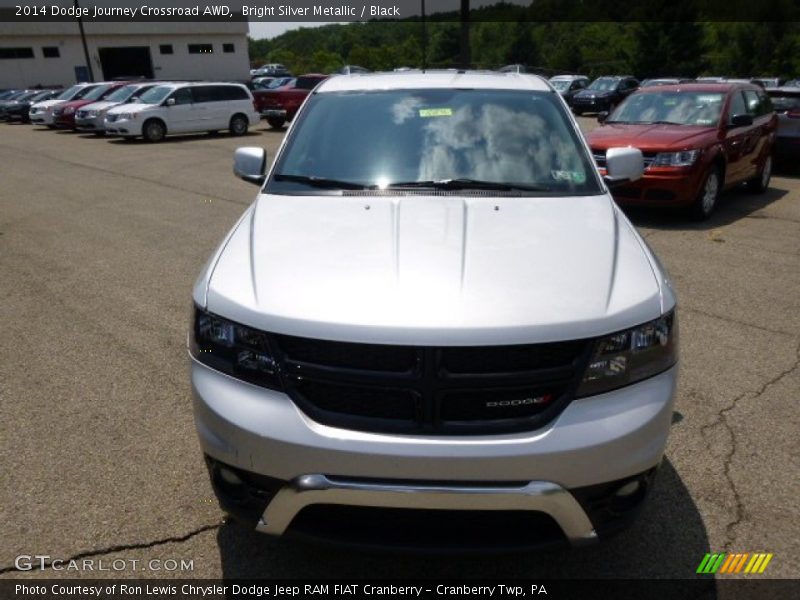 Bright Silver Metallic / Black 2014 Dodge Journey Crossroad AWD