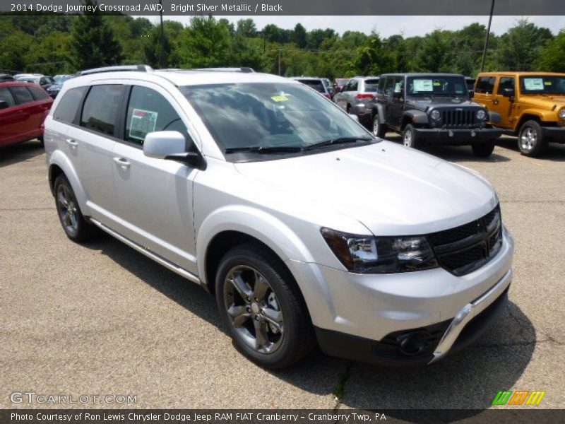 Bright Silver Metallic / Black 2014 Dodge Journey Crossroad AWD