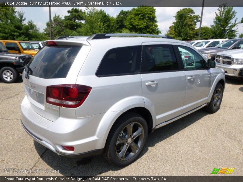 Bright Silver Metallic / Black 2014 Dodge Journey Crossroad AWD