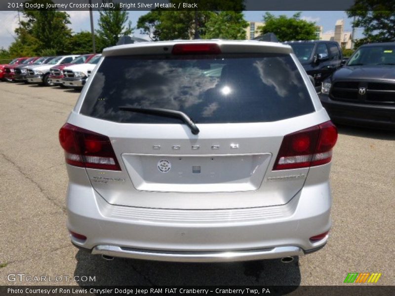 Bright Silver Metallic / Black 2014 Dodge Journey Crossroad AWD