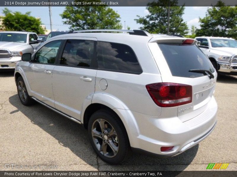 Bright Silver Metallic / Black 2014 Dodge Journey Crossroad AWD
