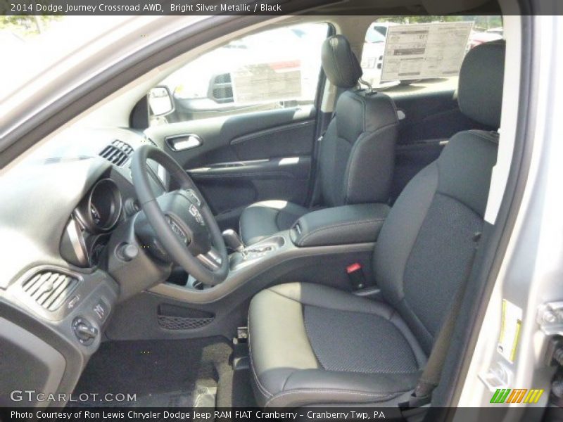 Bright Silver Metallic / Black 2014 Dodge Journey Crossroad AWD