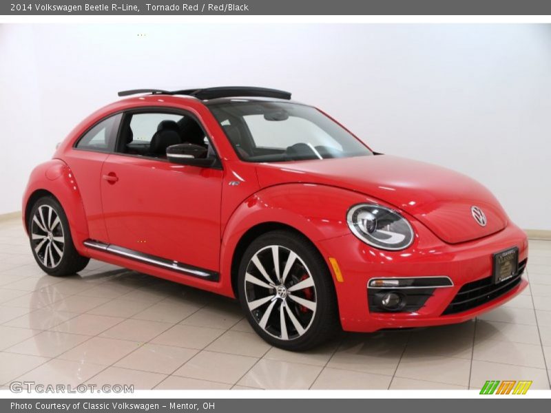 Tornado Red / Red/Black 2014 Volkswagen Beetle R-Line