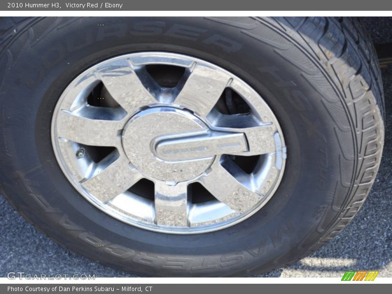 Victory Red / Ebony 2010 Hummer H3