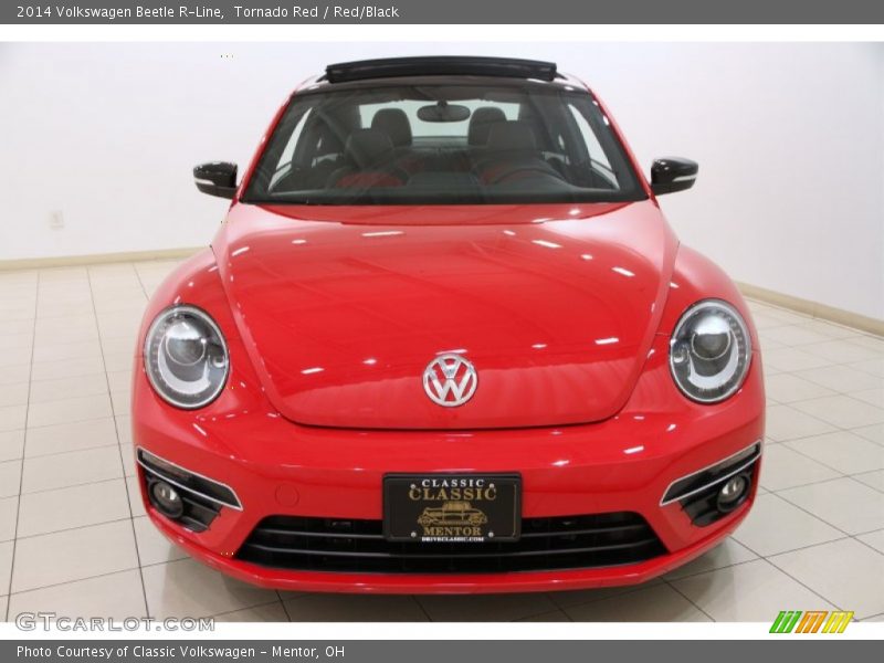 Tornado Red / Red/Black 2014 Volkswagen Beetle R-Line